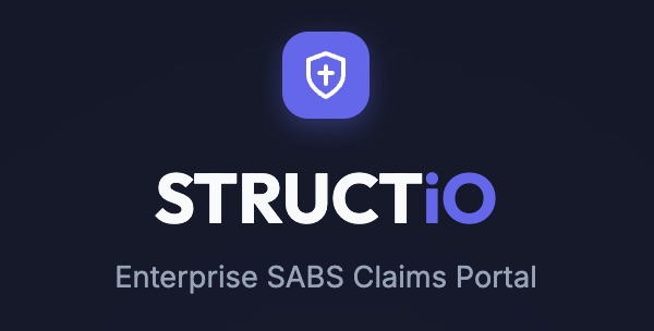STRUCTiO Enterprise SABS Claims Portal - authorized platform badge